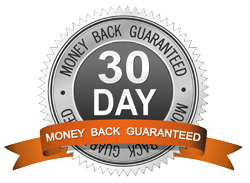 100 percent satisfaction money-back guarantee