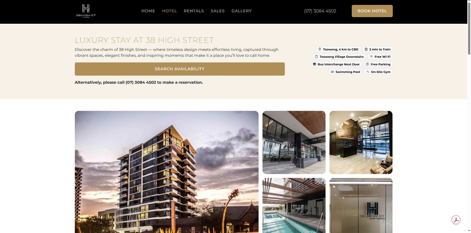 38 High Street Toowong website